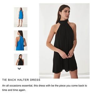 Krisa stylish navy dress.